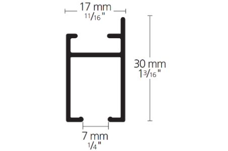 Décor Flat Profile Dimensions Décor Flat Profile Dimensions
