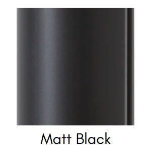 Matt Black Pole Section Matt Black Pole Section