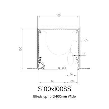 S100X100SS-Dimensions S100X100SS-Dimensions
